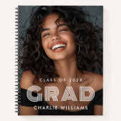 Afstuderen Foto afstuderen Naam Jaar Gastboek Notitieboek (Voorkant)