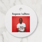 Afstuderen Foto Bedankjes Labels (Achterkant)