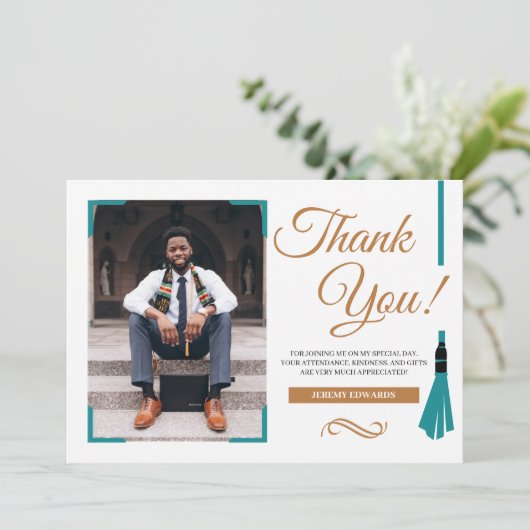 Afstuderen Foto bedankt (Staand voorkant)