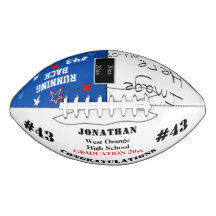 Afstuderen Foto Blauw Wit School Team