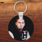 Afstuderen Foto Bourgogne AFSTUDEERDER Pet Jaar Mo Sleutelhanger (Achterkant)