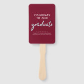 Afstuderen Foto Bourgondië Afstuderen 2024 Handwaaier (Voorkant)