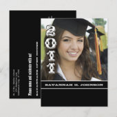 Afstuderen Foto Briefkaarten (Voorkant / Achterkant)