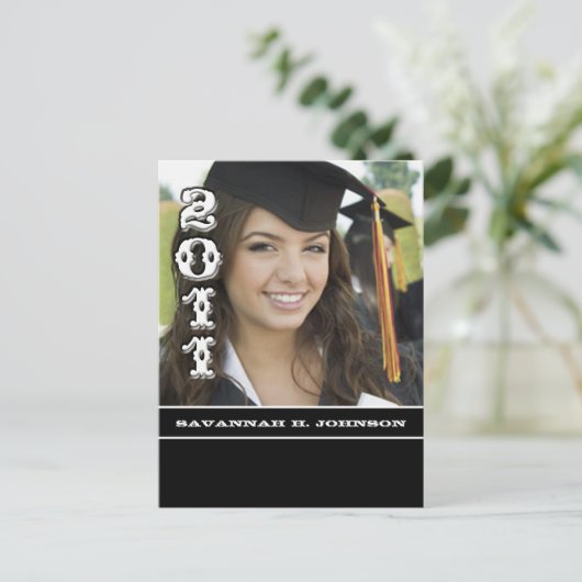 Afstuderen Foto Briefkaarten (Staand voorkant)