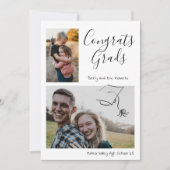 Afstuderen Foto Broers en Zussen Toen En Nu Kaart (Voorkant)