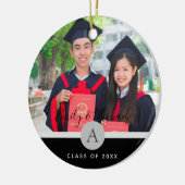 Afstuderen FOTO - Cadeaus en aankondigingen Aangep Keramisch Ornament (Links)