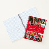 Afstuderen Foto Collage Afstuderen Red Notitieboek (Binnen)