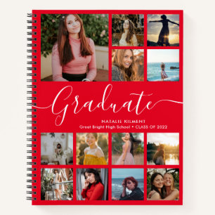 Afstuderen Foto Collage Afstuderen Red Notitieboek