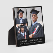 Afstuderen Foto Collage Black Fotoplaat (Voorkant)