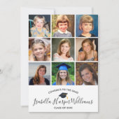 Afstuderen Foto collage door Years Afstudeerder Pa Kaart (Voorkant)