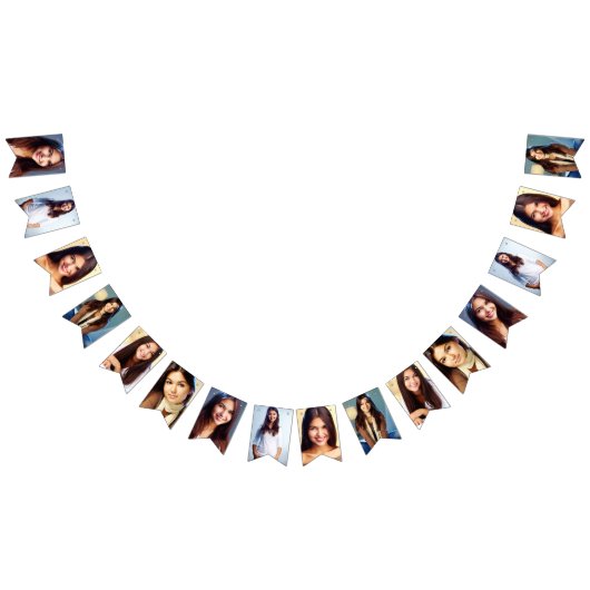 Afstuderen Foto Collage Graduation Party Vlaggetjes (Alle)