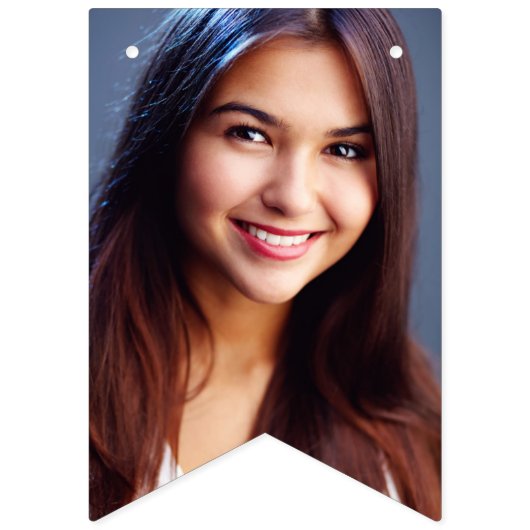 Afstuderen Foto Collage Graduation Party Vlaggetjes (Eerste vlag)