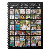 Afstuderen Foto Collage Guestbook Memory Book Notitieboek (Voorkant)