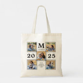 Afstuderen Foto Collage Monogram Keepomwille Tote Bag (Achterkant)