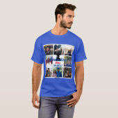 Afstuderen Foto Collage Persoonlijk T-shirt (Voorkant volledig)