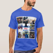 Afstuderen Foto Collage Persoonlijk T-shirt (Voorkant)