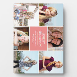 Afstuderen Foto Collage Plaque (6 foto's) Fotoplaat