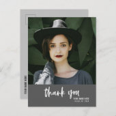 Afstuderen Foto Dank u Briefkaart (Voorkant / Achterkant)