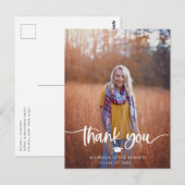 Afstuderen Foto Dank u Briefkaart (Voorkant / Achterkant)