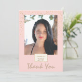 Afstuderen Foto Dank u Kaart (Staand voorkant)