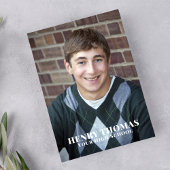 Afstuderen Foto Eenvoudig Minimalistisch Classic P Kaart