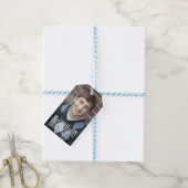 Afstuderen Foto eenvoudig minimalistisch modern Cadeaulabel (Met Touw)