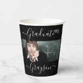 Afstuderen Foto Eenvoudig Modern Open Huis Party Papieren Bekers (Voorkant)