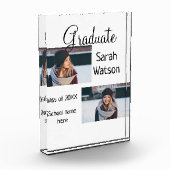 afstuderen Foto Eenvoudige Classic Add Class Jaar (Links)