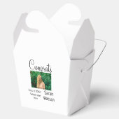 afstuderen Foto Eenvoudige Classic Add Class Jaar  Bedankdoosjes (Geopend)