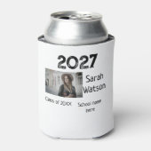 afstuderen Foto Eenvoudige Classic Add Class Jaar  Blikjeskoeler (Blikje Voorkant)