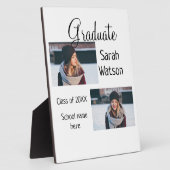afstuderen Foto Eenvoudige Classic Add Class Jaar  Fotoplaat (Zijkant)