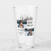 afstuderen Foto Eenvoudige Classic Add Class Jaar  Glas (Achterkant)
