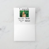 afstuderen Foto Eenvoudige Classic Add Class Jaar  Kaart (Binnen)