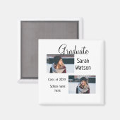 afstuderen Foto Eenvoudige Classic Add Class Jaar Magneet (Voorkant / Achterkant)