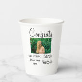 afstuderen Foto Eenvoudige Classic Add Class Jaar  Papieren Bekers (Achterkant)