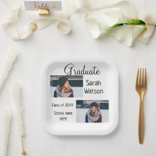 afstuderen Foto Eenvoudige Classic Add Class Jaar  Papieren Bordje