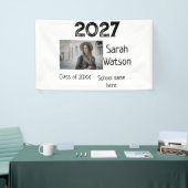 afstuderen Foto Eenvoudige Classic Add Class Jaar  Spandoek (Beurs)