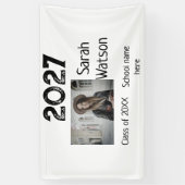 afstuderen Foto Eenvoudige Classic Add Class Jaar  Spandoek (Verticaal)