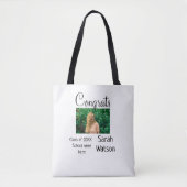 afstuderen Foto Eenvoudige Classic Add Class Jaar  Tote Bag (Voorkant)