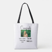 afstuderen Foto Eenvoudige Classic Add Class Jaar  Tote Bag (Achterkant)