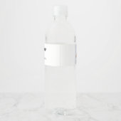 Afstuderen Foto Eigen waterflesetiket Waterfles Etiket (Achterkant)