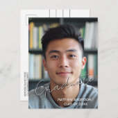 Afstuderen foto en uitnodiging 4 Briefkaart (Voorkant / Achterkant)