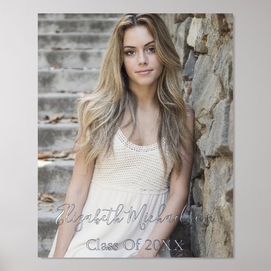 Afstuderen Foto Folie Afdrukken (Voorkant)