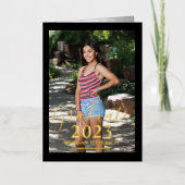 Afstuderen Foto Folie Uitnodiging (Voorkant)