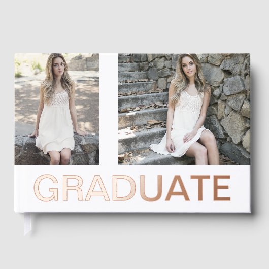 Afstuderen foto gastenboek (Voorkant)