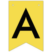 Afstuderen Foto geel zwart Vlaggetjes (Tweede vlag)