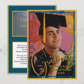 Afstuderen Foto Gepersonaliseerde Nota Marine en G Kaart (Voorkant / Achterkant)