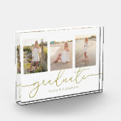 Afstuderen Foto Gouden Kalligrafie Script (Links)