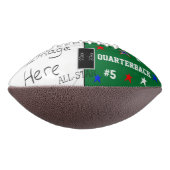 Afstuderen Foto Groene School Team American Football (Gedraaid 90)