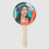 Afstuderen Foto Handwaaier (Achterkant)